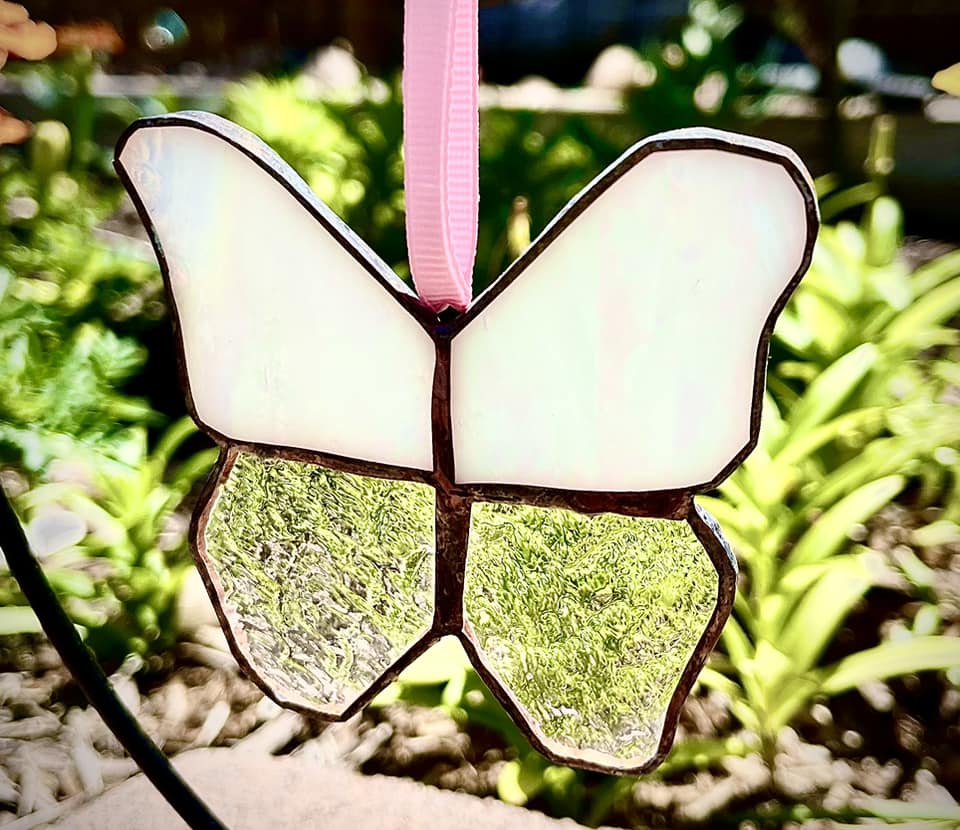 Stained Glass Butterfly Suncatcher