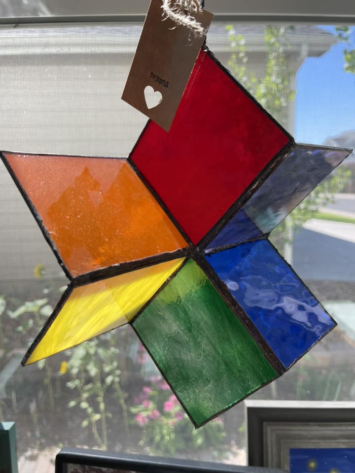 Stained Glass Spinner