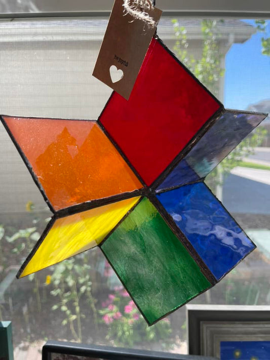 Stained Glass Spinner