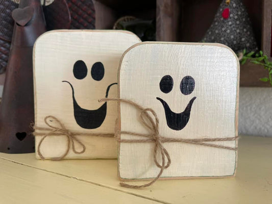 Happy Wooden Ghosts