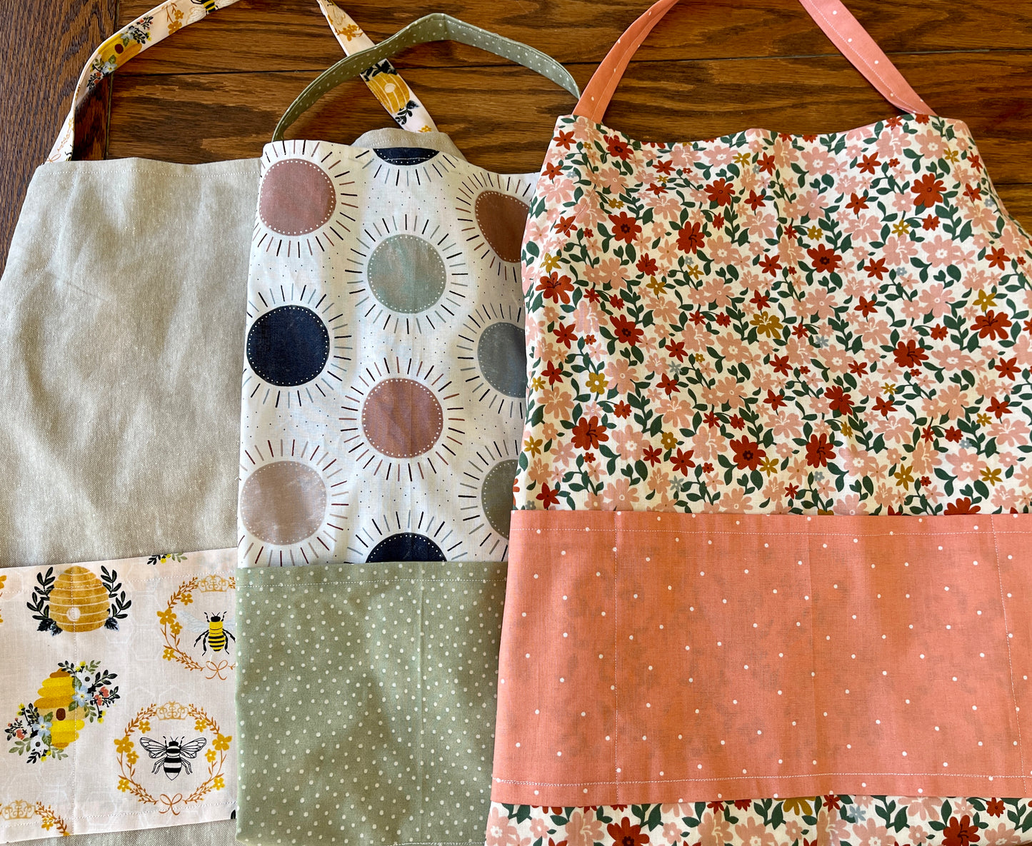 colorful cotton apron