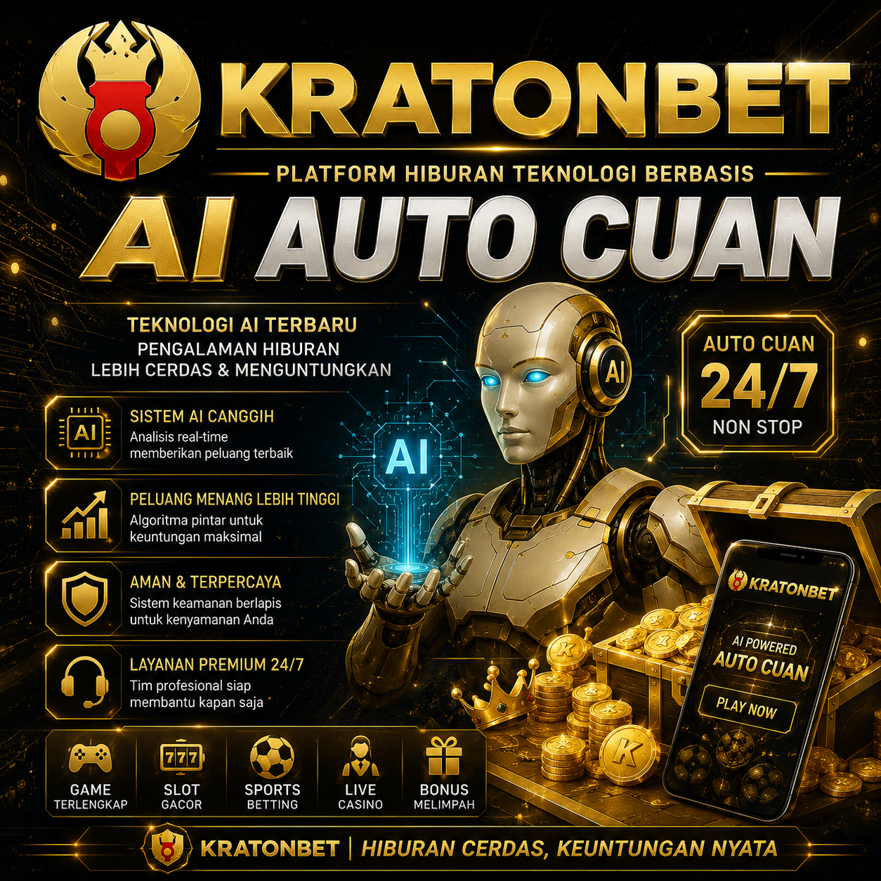 KRATONBET | Platform Hiburan Teknologi Berbasis AI Auto Cuan